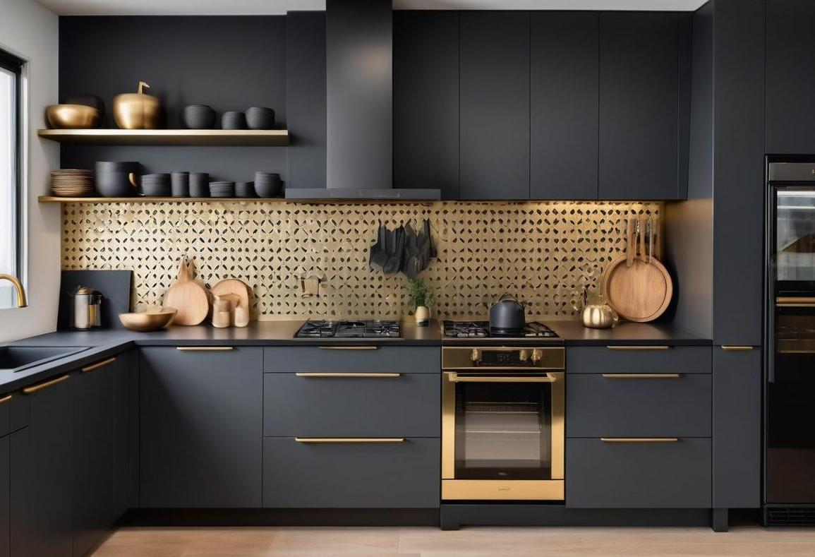 Modern Charcoal Cabinets