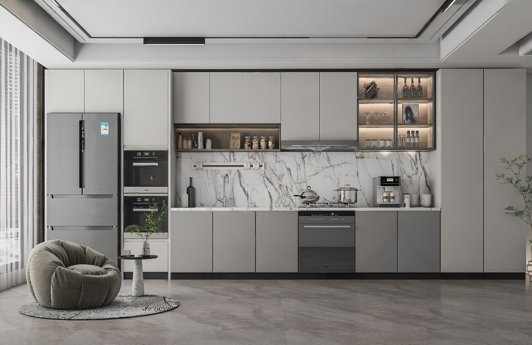 Modern Slate Cabinets