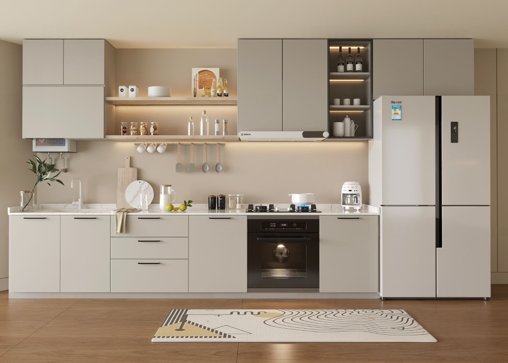 Beige Kitchen Cabinets