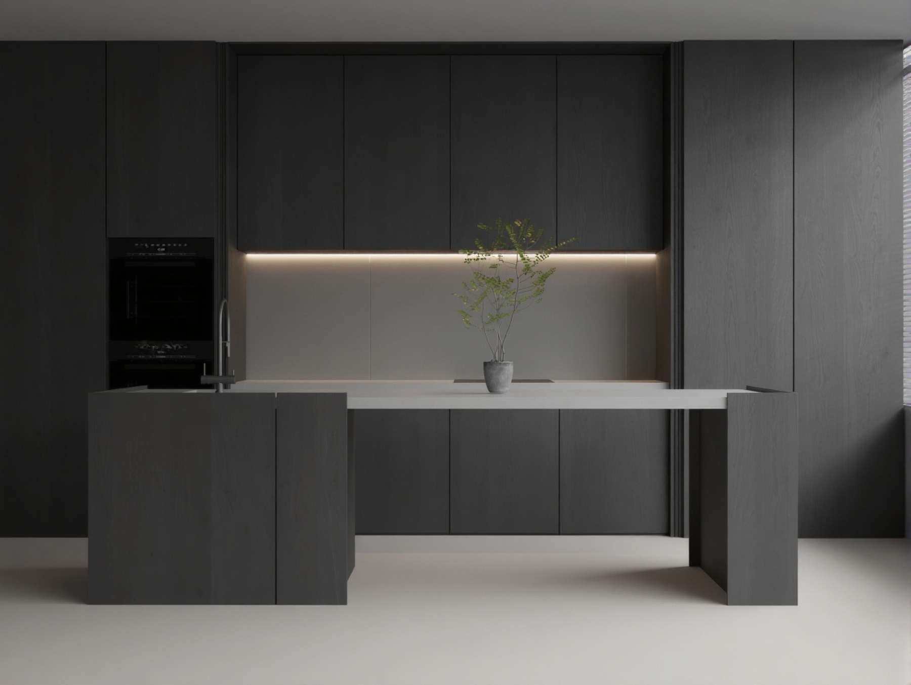 Black Contemporary Cabinets