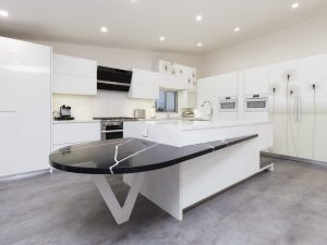 White shaker kitchen