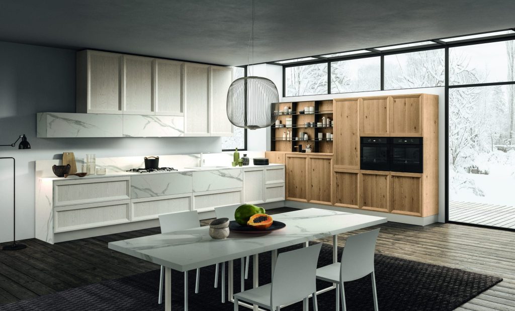 Counter Tops with White Cabinets