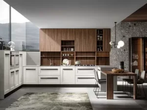 White Washed Oak Cabinets