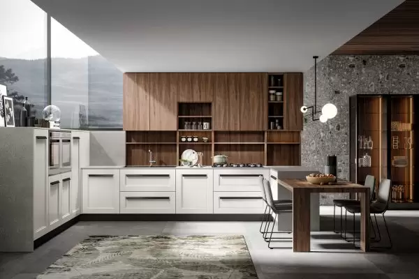 White Washed Oak Cabinets