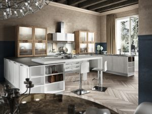 White Kitchen Hutch Cabinet