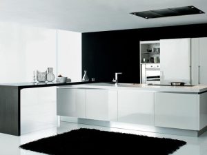 Modern White Kitchen Cabinets