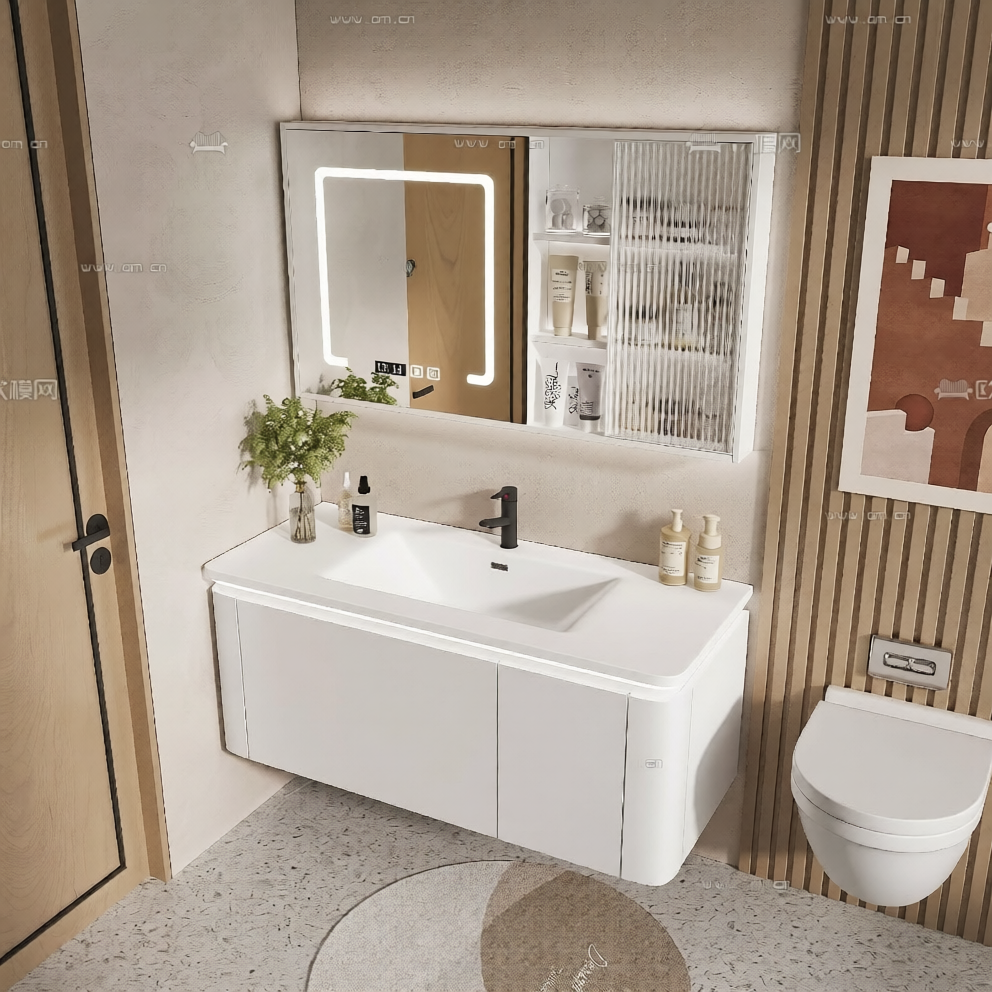 White Vanity