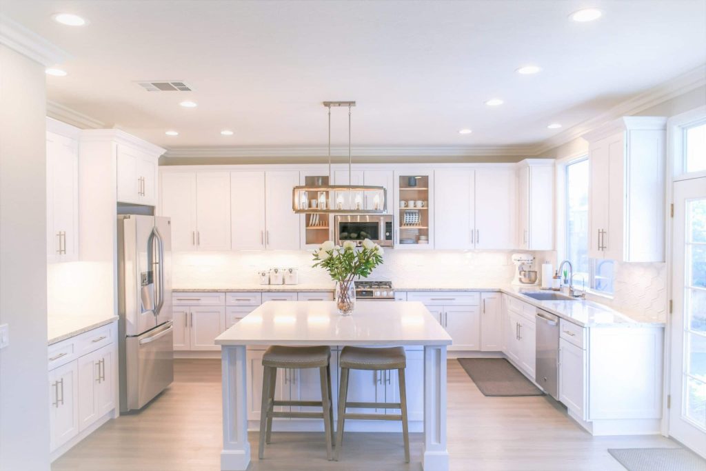 White Kitchen Hutch Cabinet