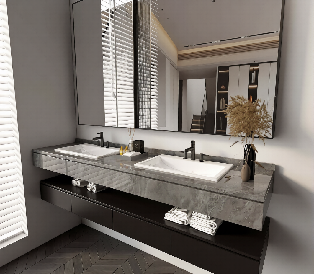 Double Sink Bathroom Vanity