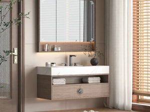 Teak Bathroom Vanity