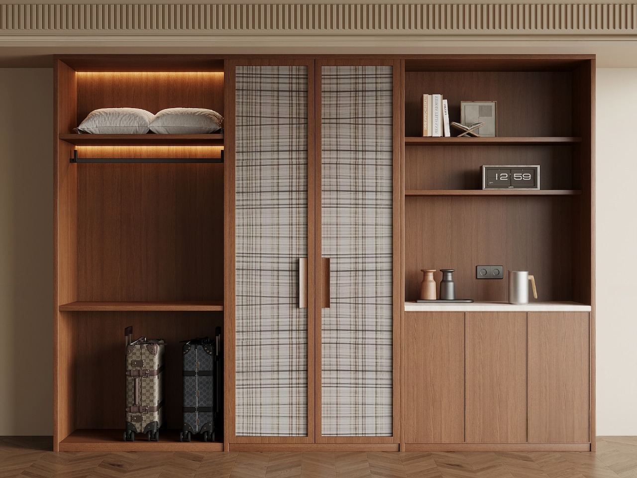 Rattan Wardrobe