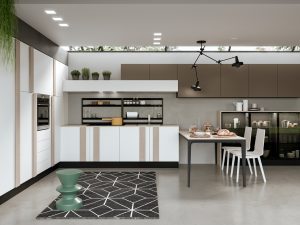 Modern Two Tone Kitchen Cabinets