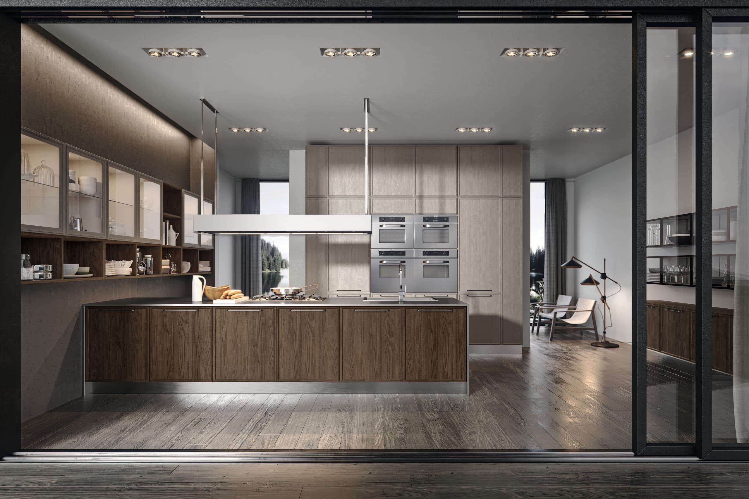 Modern Freestanding Pantry Cabinet