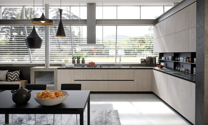Modern Laminate Kitchen Cabinets