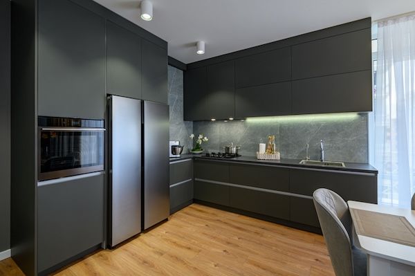 Dark Kitchen Cabinets Modern
