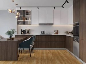 Modern Cherry Kitchen Cabinet