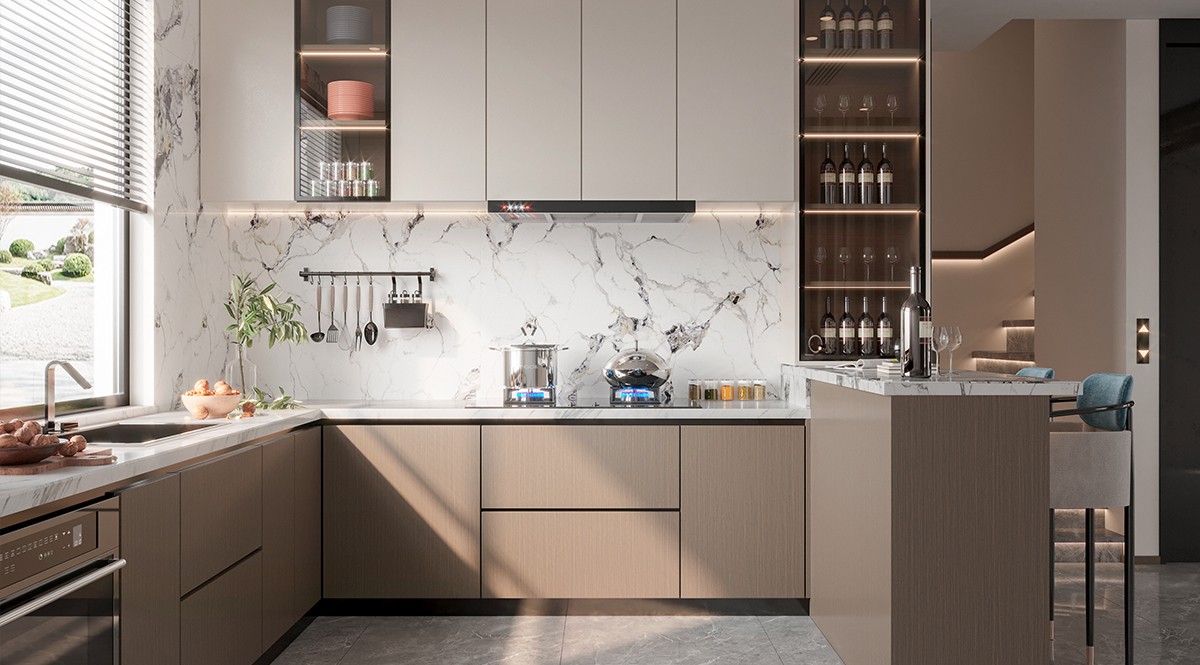 Maple Kitchen Cabinets Modern