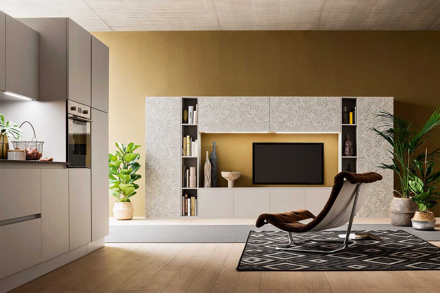 Modern Microwave Cabinets