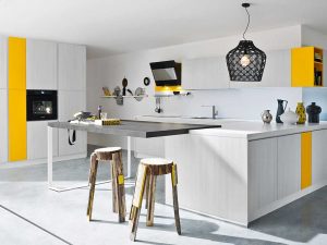 Modern Beige Kitchen Cabinets