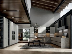 Define Your Kitchen with Cabinets Featuring Metal Accents