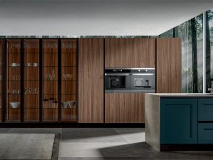 Modern Kitchen Cabinets with Open Shelving