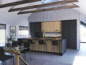 Modern Slab Cabinets