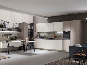 Modern Black and White Kitchen Cabinets